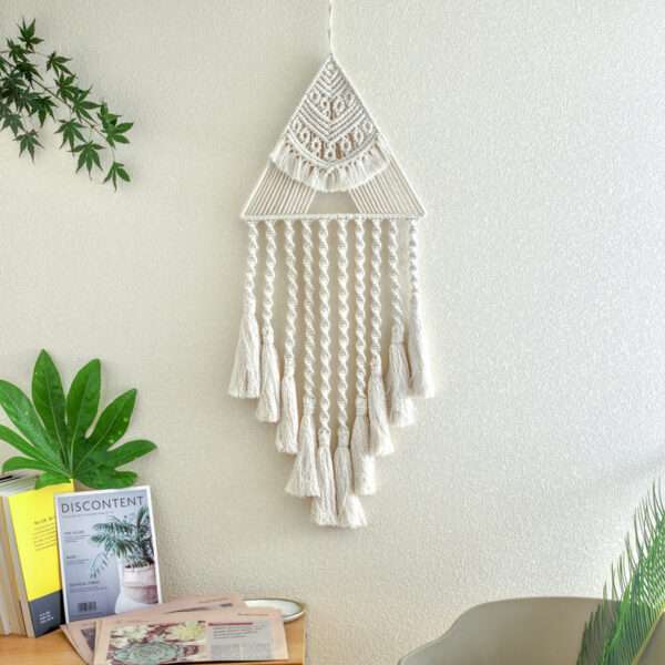 Handwoven Triangle Dream Catcher - Image 5