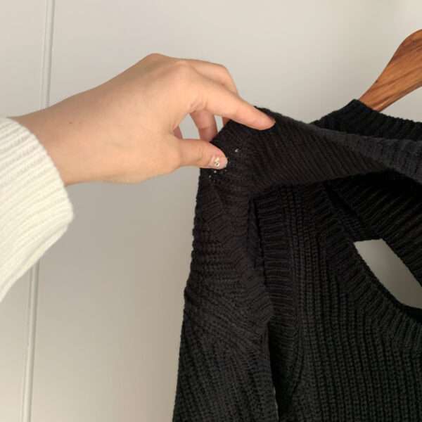 Slim Knit Vest Short Layered Sweater - Image 4