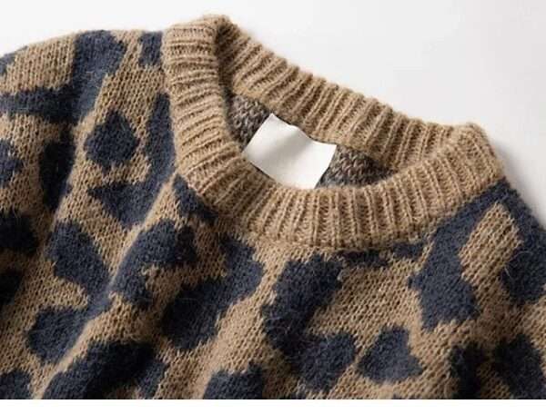 Mohair leopard sweater - Image 4