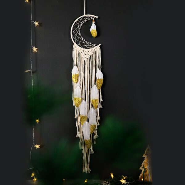 Crescent Dream Catcher Home Decor - Image 5