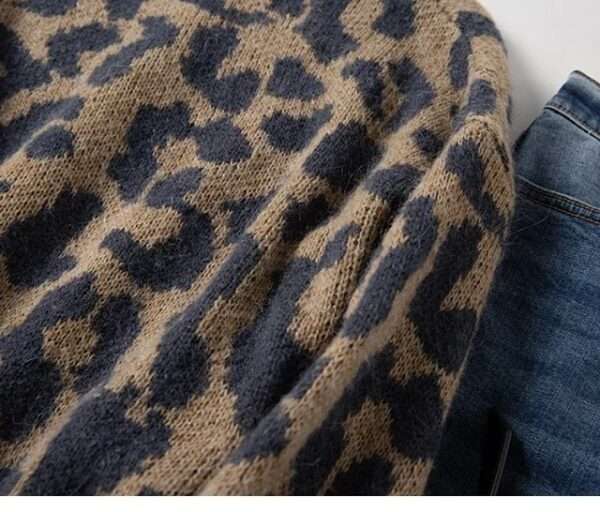 Mohair leopard sweater - Image 7