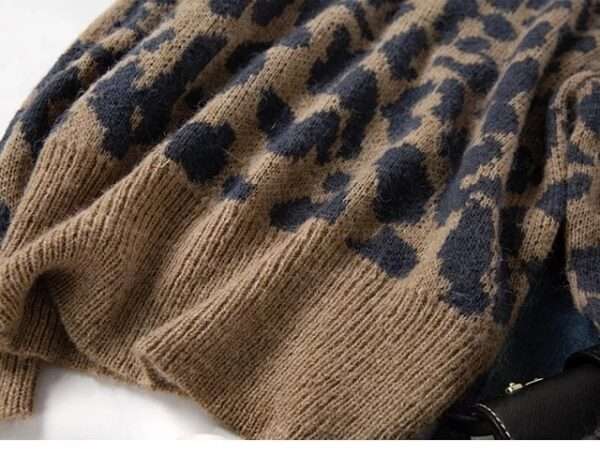 Mohair leopard sweater - Image 3