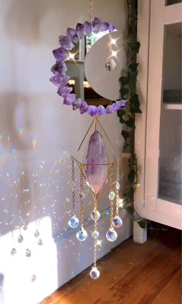 Crystal Amethyst Wind Chimes - Image 5