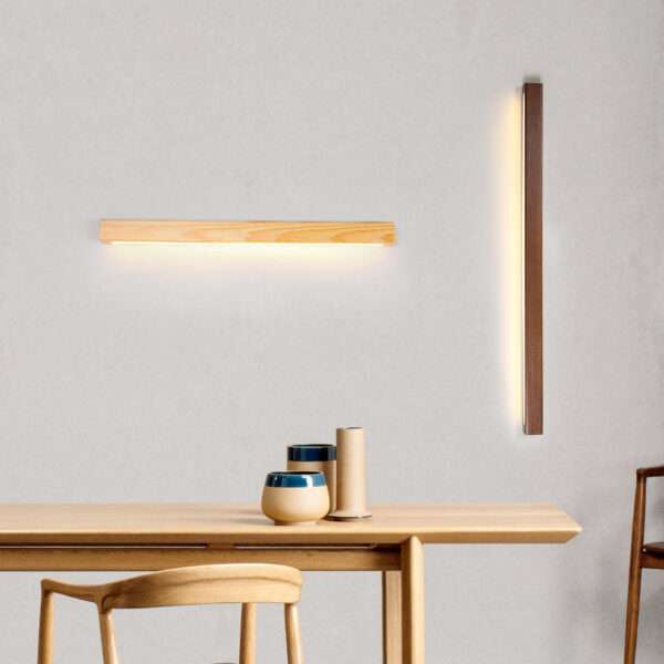 Minimalist Log Strip Wall Lamp