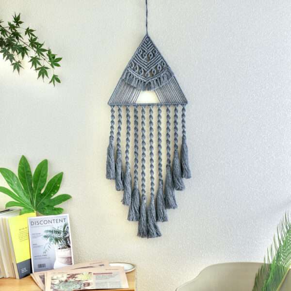 Handwoven Triangle Dream Catcher - Image 6