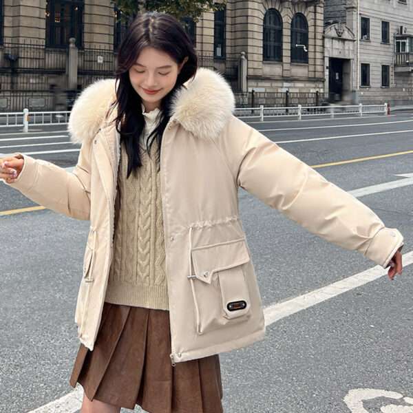 Women's Waist-tight Parka Short - Image 4