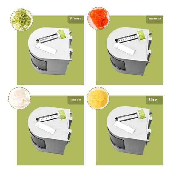 Vegetable Grater Potato Spiral Slicer Whirlwind Fruit Vegetable Spiral Machine Noodle Maker Multifunctional Kitchen Gadgets - Image 9